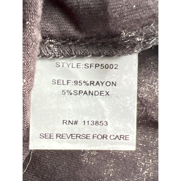 Market and Spruce Faux Wrap Short Sleeve Romper Women XL Keyhole Black Beige NEW - Picture 5 of 6